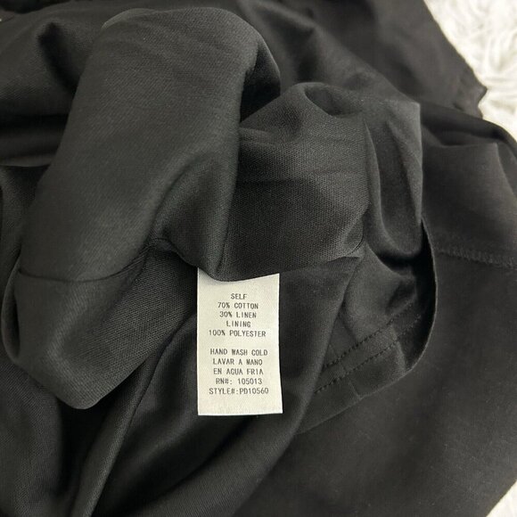 Andree By Unit Black Maxi Long Dress Size 1X Off The Shoulder Ruffled Tie Front - Picture 11 of 14